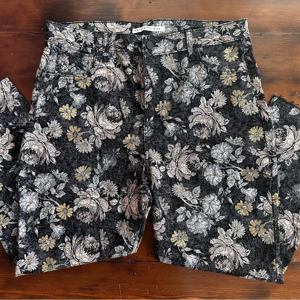 Celebrity Pink Floral Jeans
